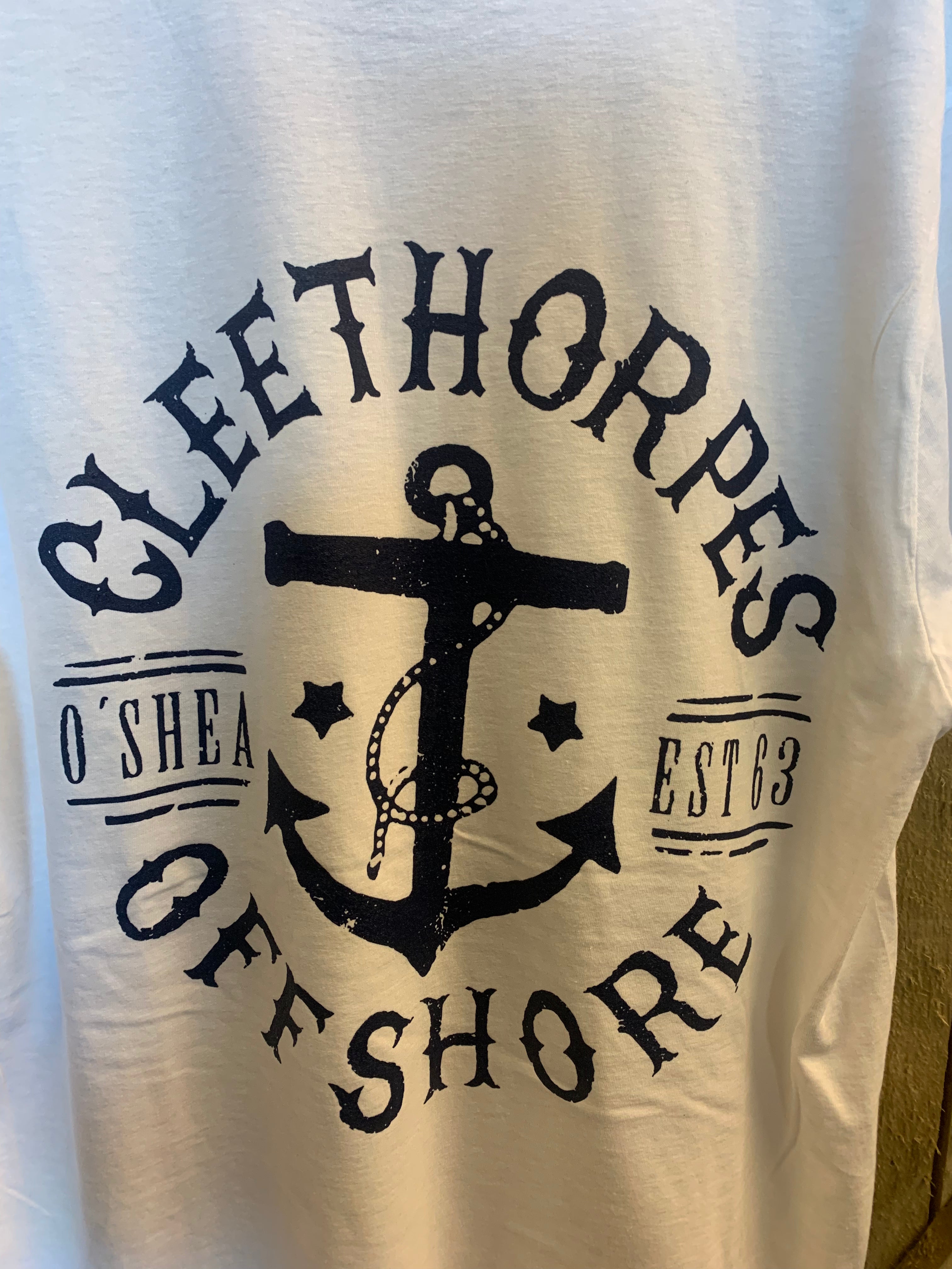 Cleethorpes Offshore White T-shirt