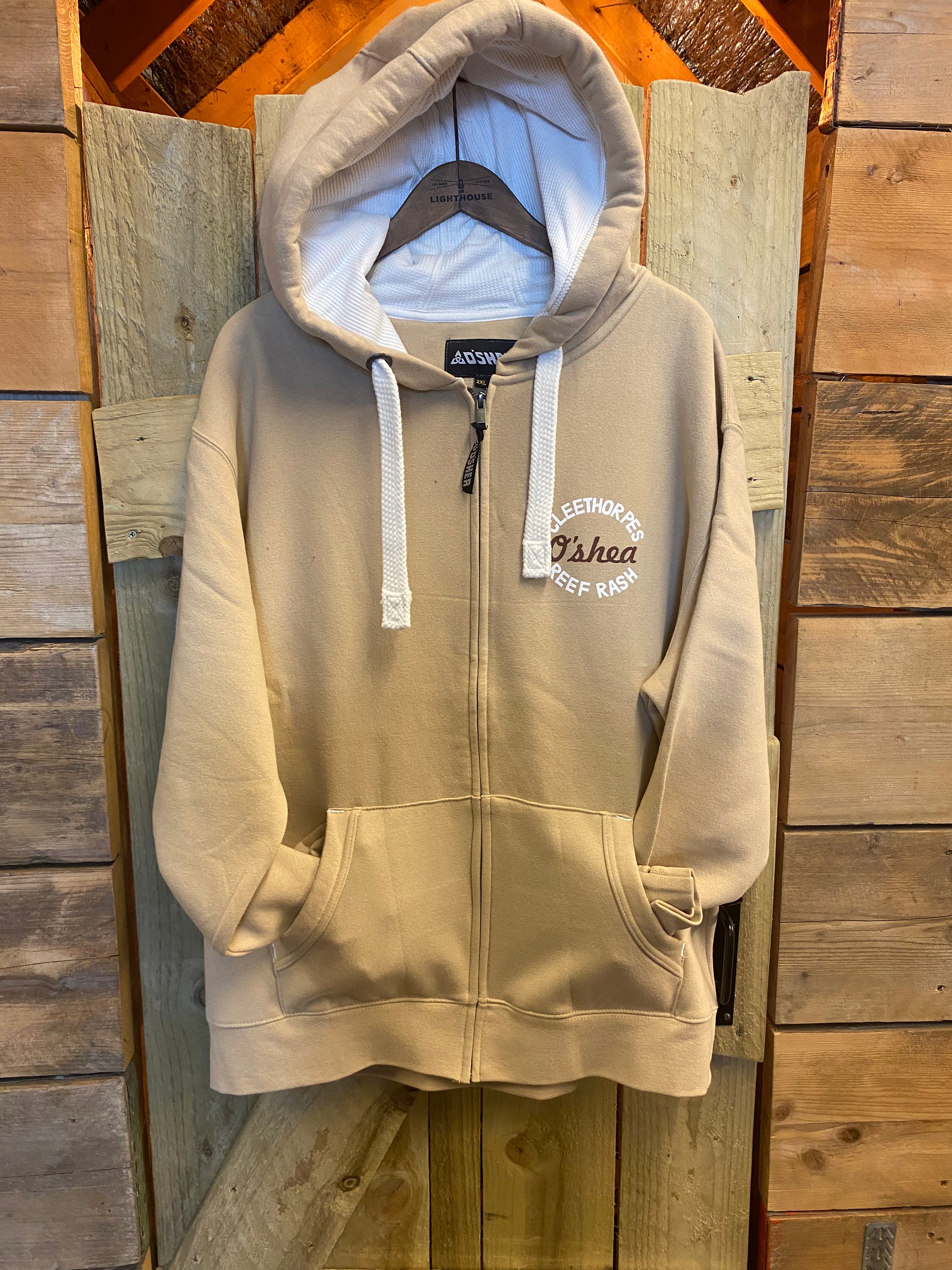 Cleethorpes Sand Zip Up Hoody - BUOYS AND GULS