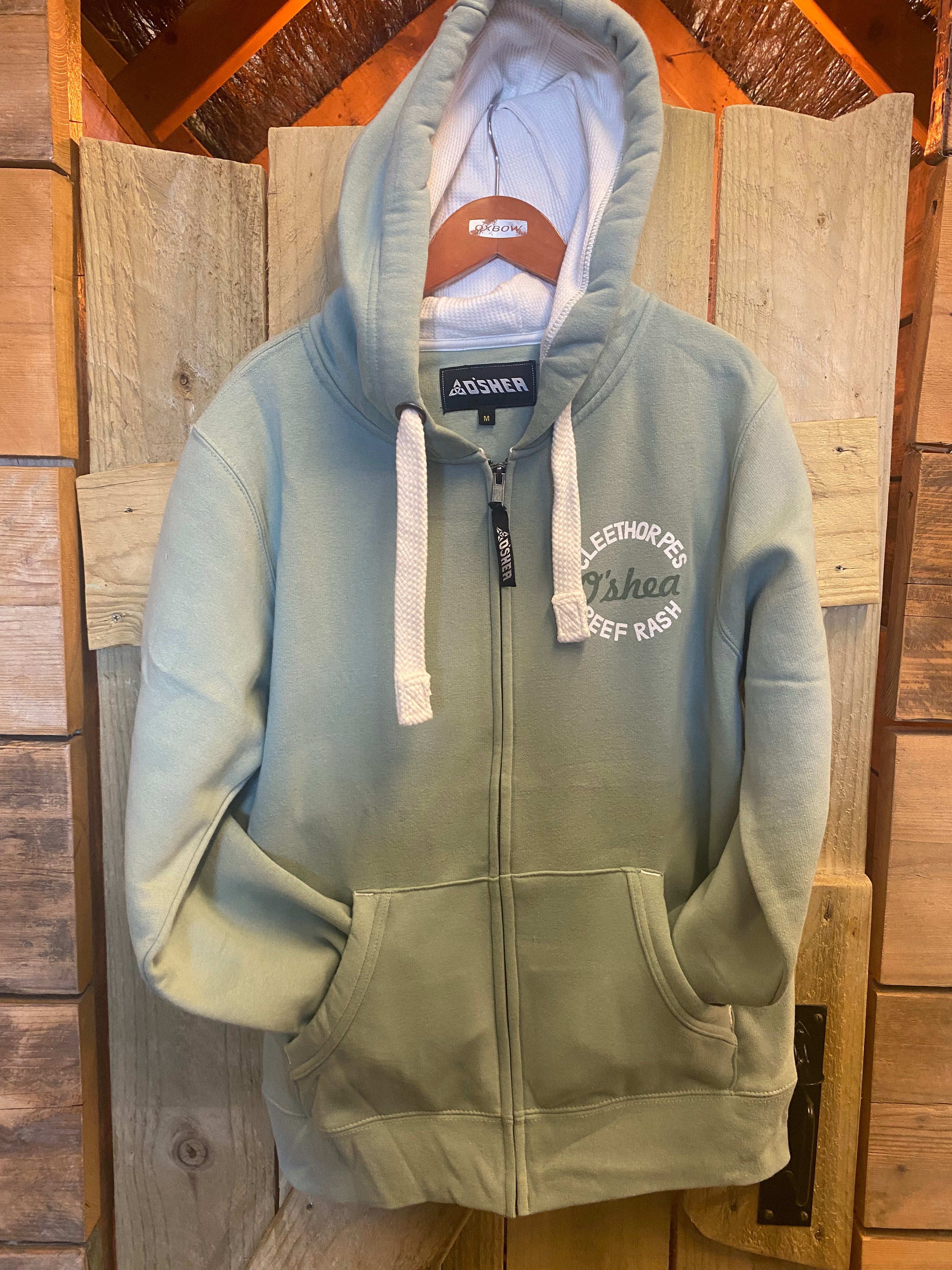 Cleethorpes Sage Zip Up Hoody -HIGH SURF