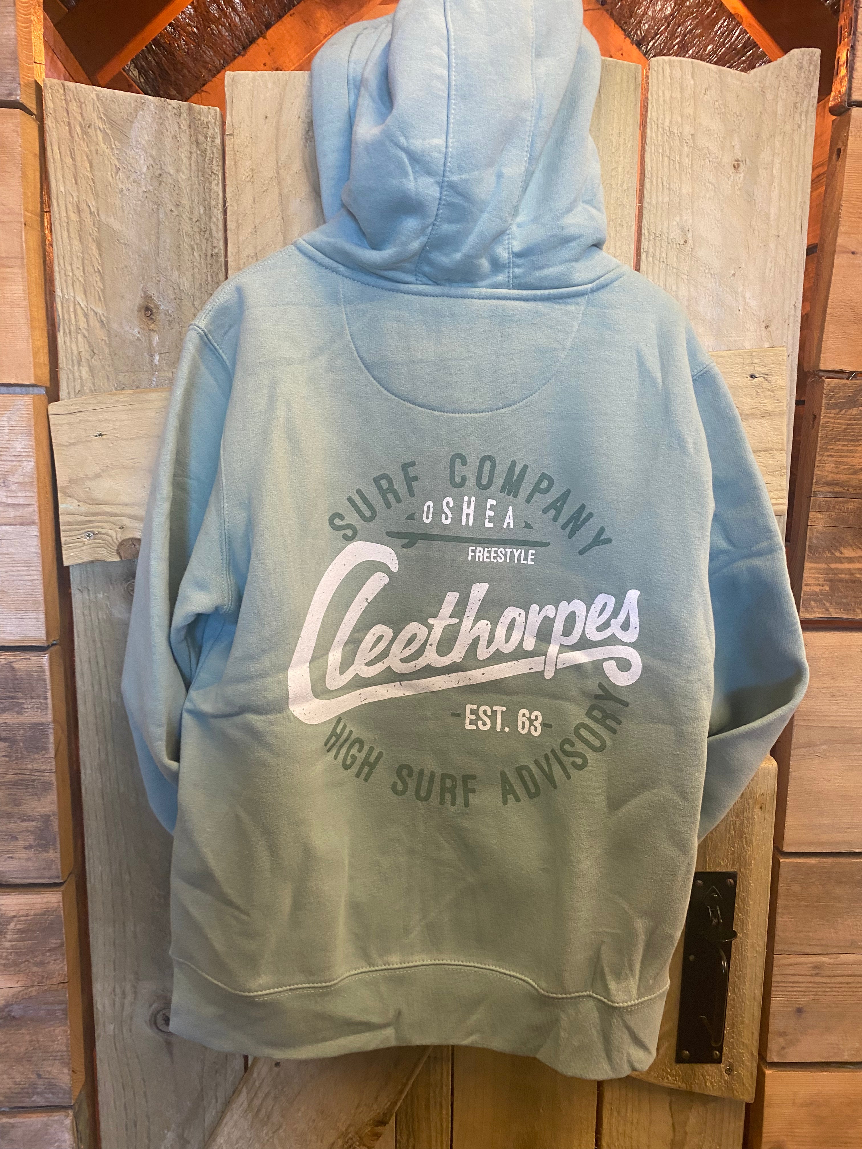 Cleethorpes Sage Zip Up Hoody -HIGH SURF