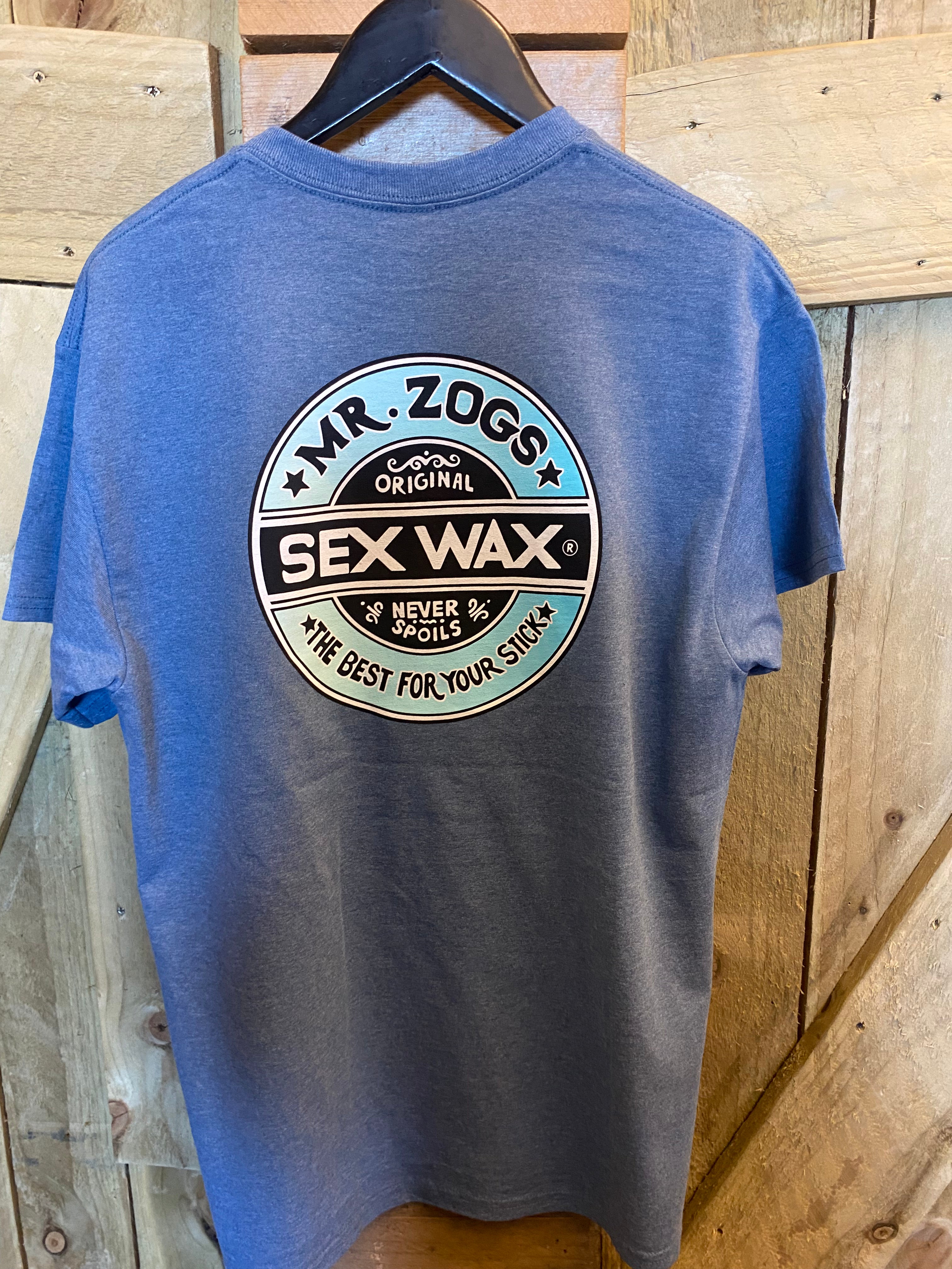 Sex Wax t-shirt - The fade - Indigo Heather