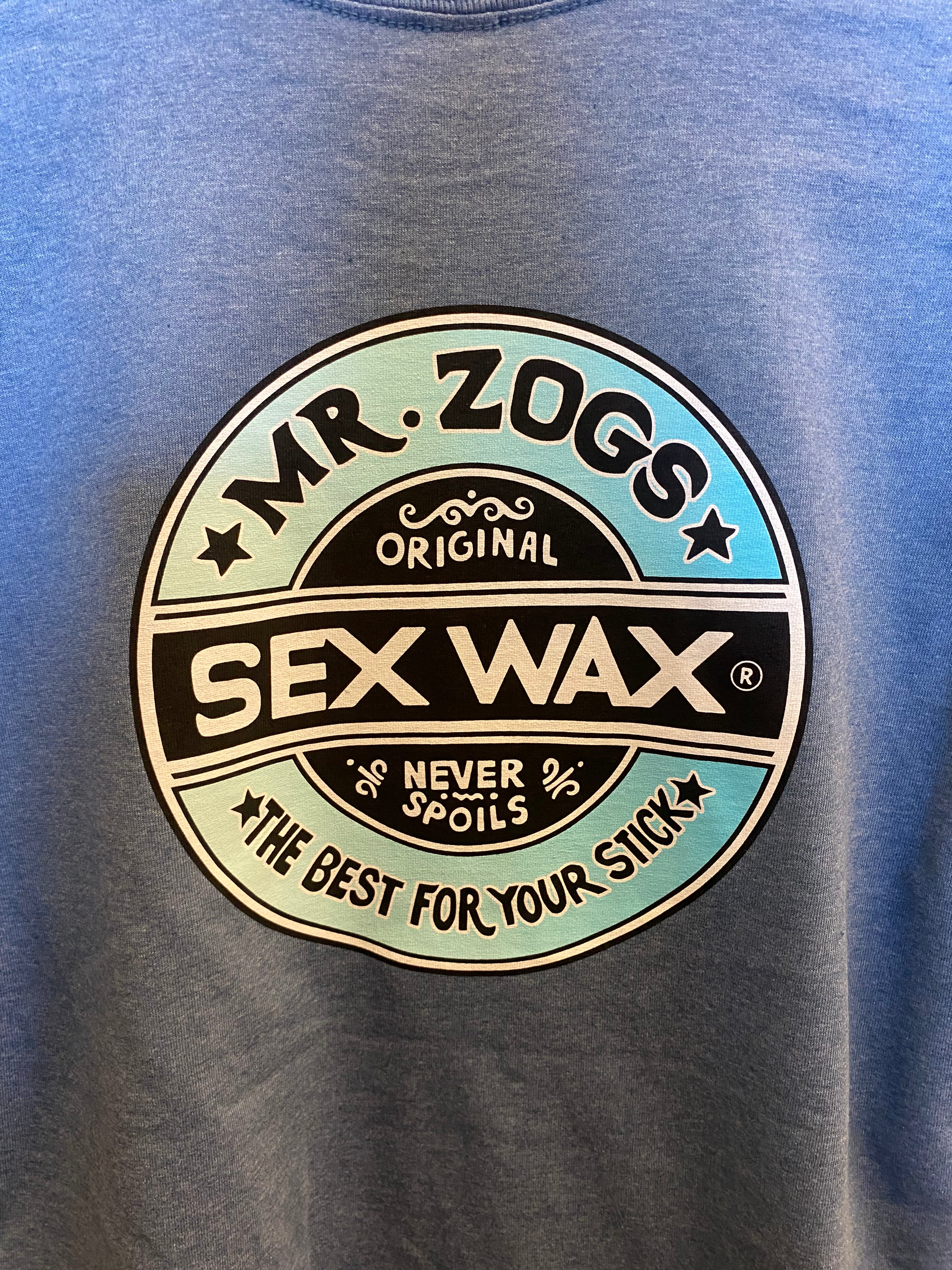 Sex Wax t-shirt - The fade - Indigo Heather