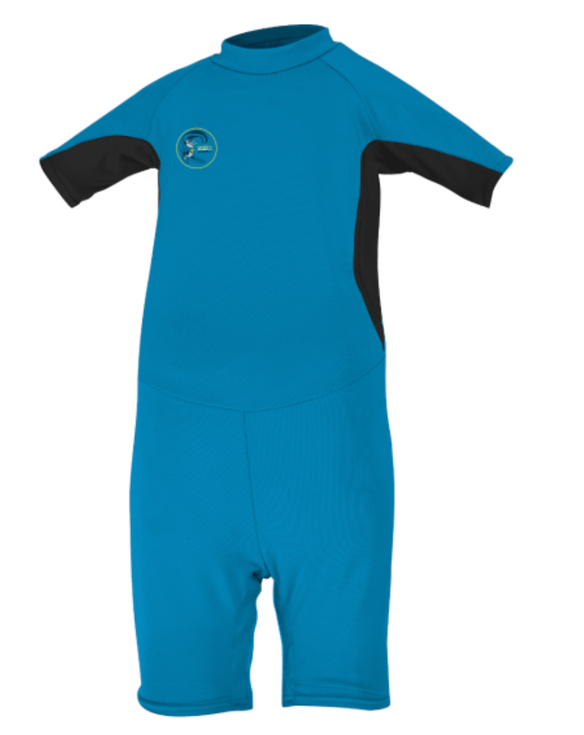 O'NEILL O'ZONE TODDLER UV SUN SUIT  - SKY/BLACK/LIME 5299 -FM3