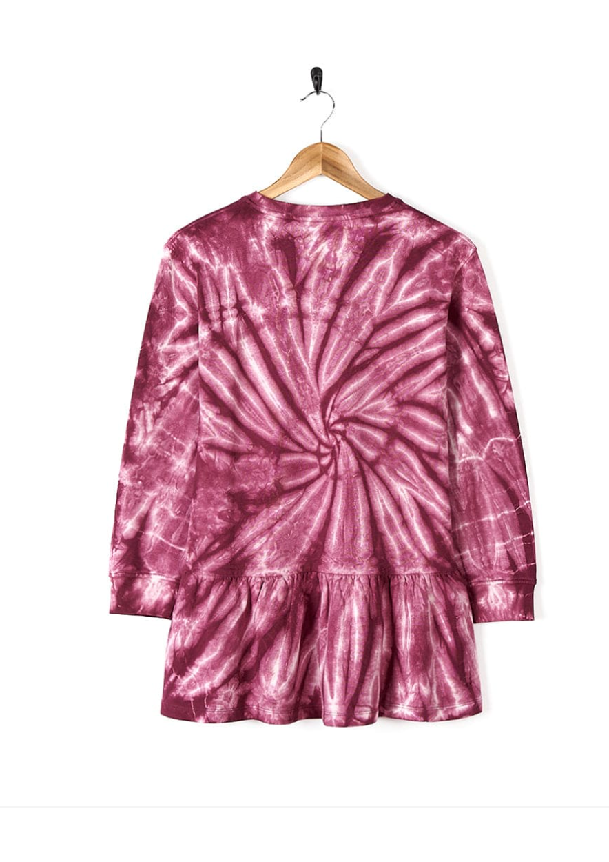 SALTROCK Effie - Kids Tie Dye Sweatdress - Pink