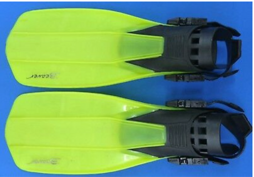 BEAVER VELOCITY OPEN HEEL FINS- MED/LGE