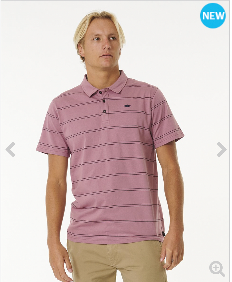 RIPCURL Plain Stripe Polo