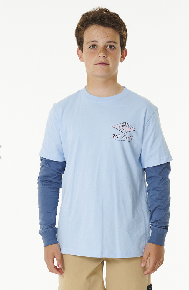 Rip Curl Pure Surf Long Sleeve 2 In 1 Tee Boy