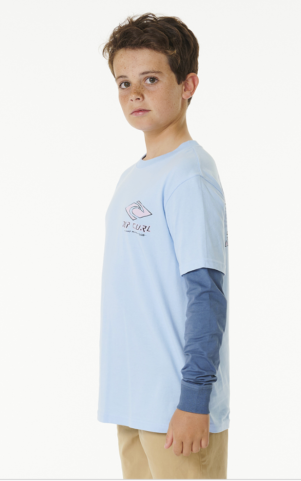 Rip Curl Pure Surf Long Sleeve 2 In 1 Tee Boy