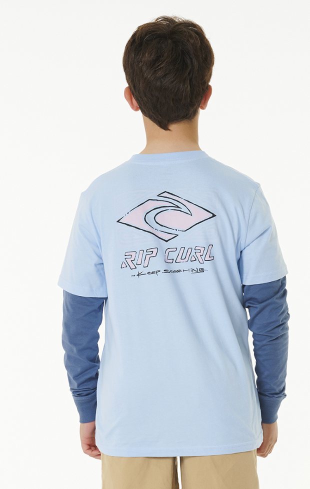 Rip Curl Pure Surf Long Sleeve 2 In 1 Tee Boy