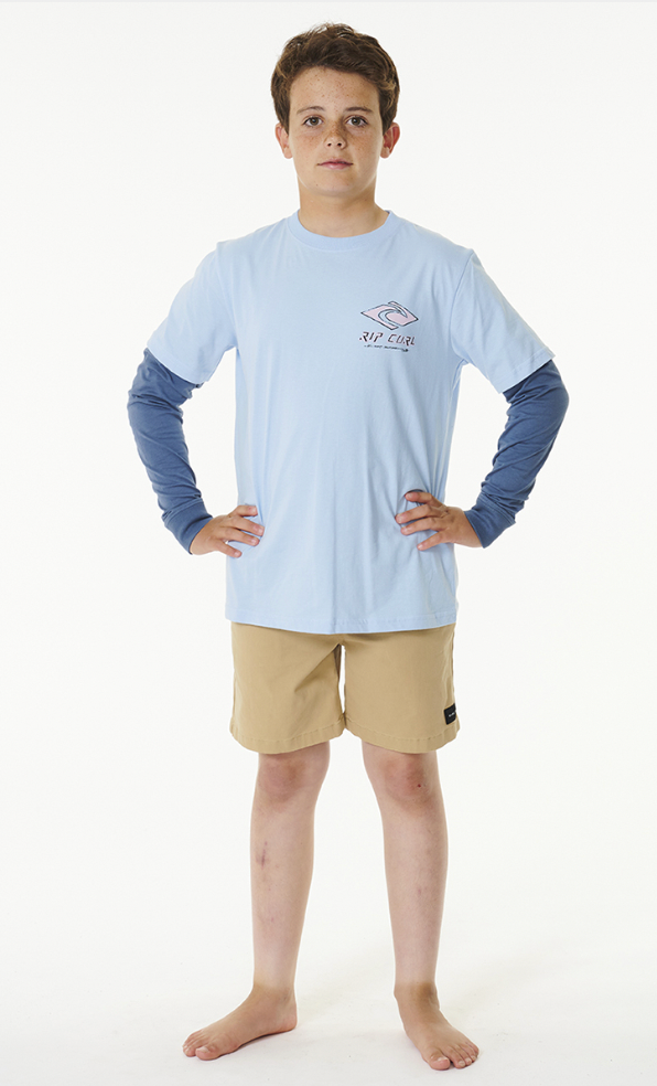 Rip Curl Pure Surf Long Sleeve 2 In 1 Tee Boy