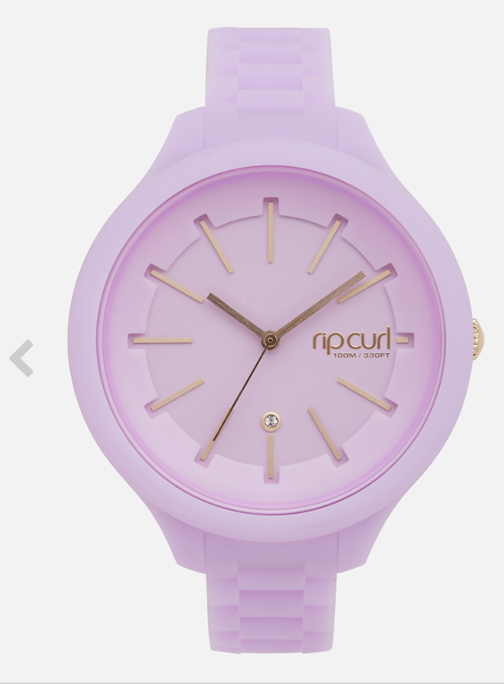 Ripcurl Deluxe Horizon Silicone Watch Lilac