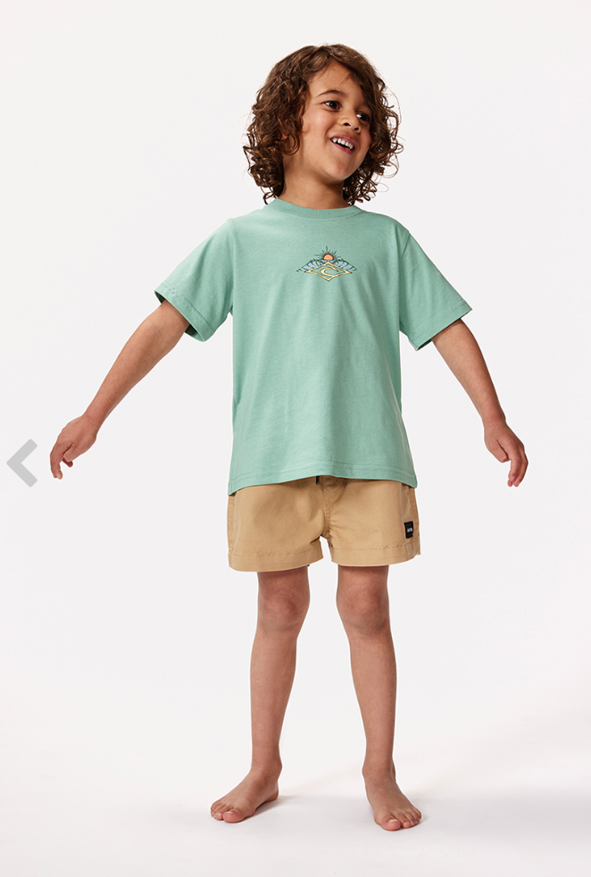 RIPCURL Shred Town Barrel Short Sleeve Tee Boy