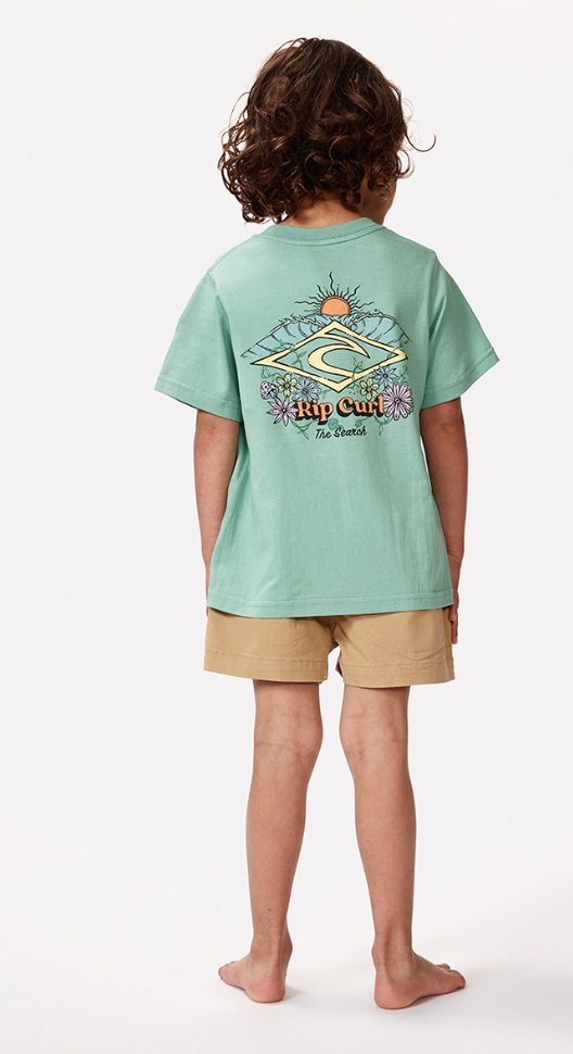 RIPCURL Shred Town Barrel Short Sleeve Tee Boy