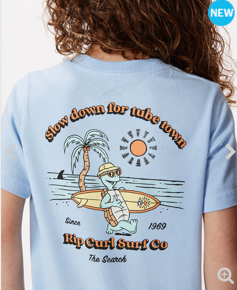 RIPCURL Shred Town Art Short Sleeve Tee Boy