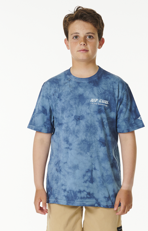 Ripcurl Pure Surf Tie Dye Short Sleeve Tee Boy