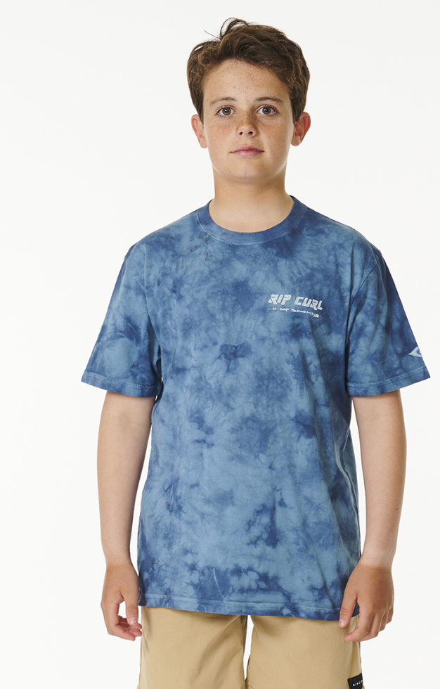 RIPCURL Pure Surf Tie Dye Short Sleeve Tee Boy