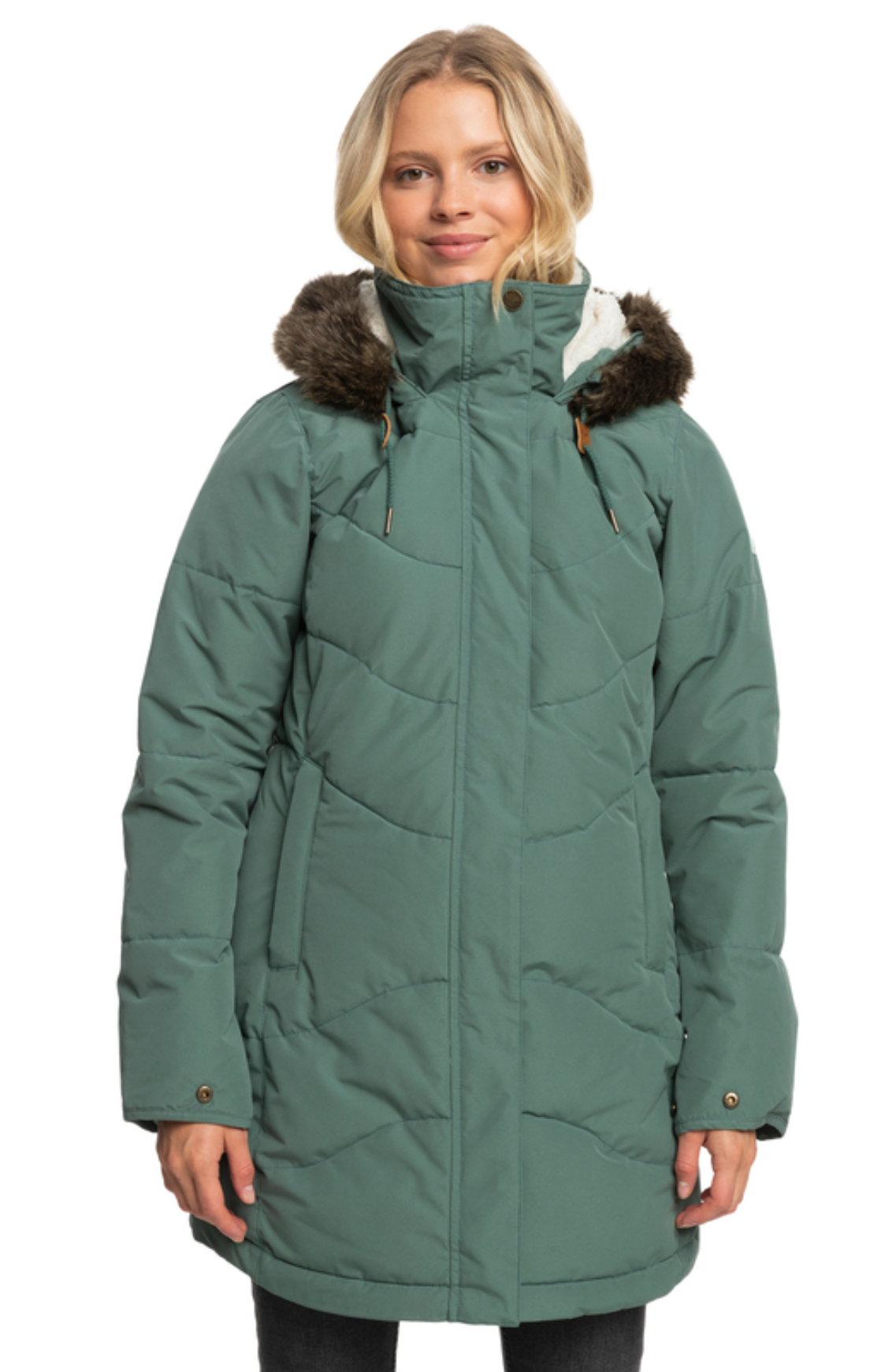 ROXY Ellie - Longline Winter Jacket for Women