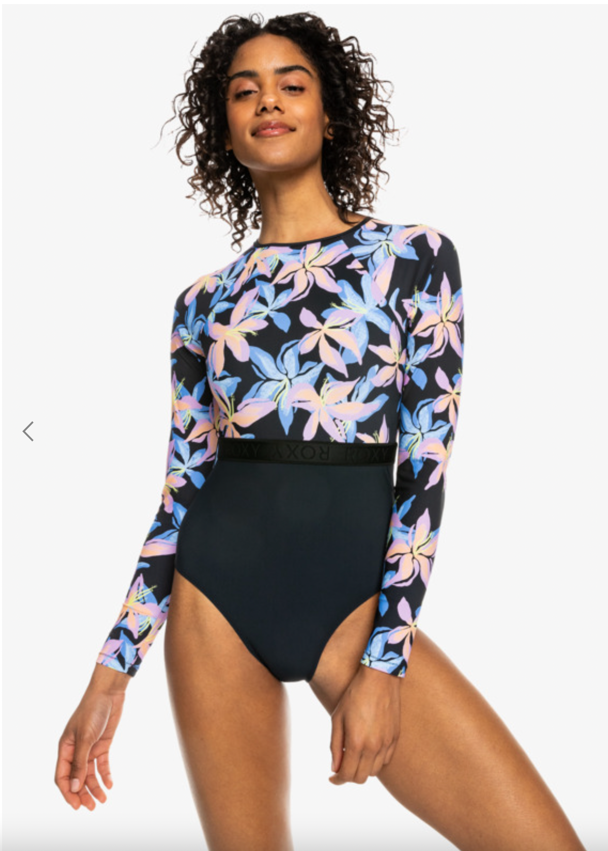 Roxy Active Long Sleeve One-Piece Swimsuit For Women