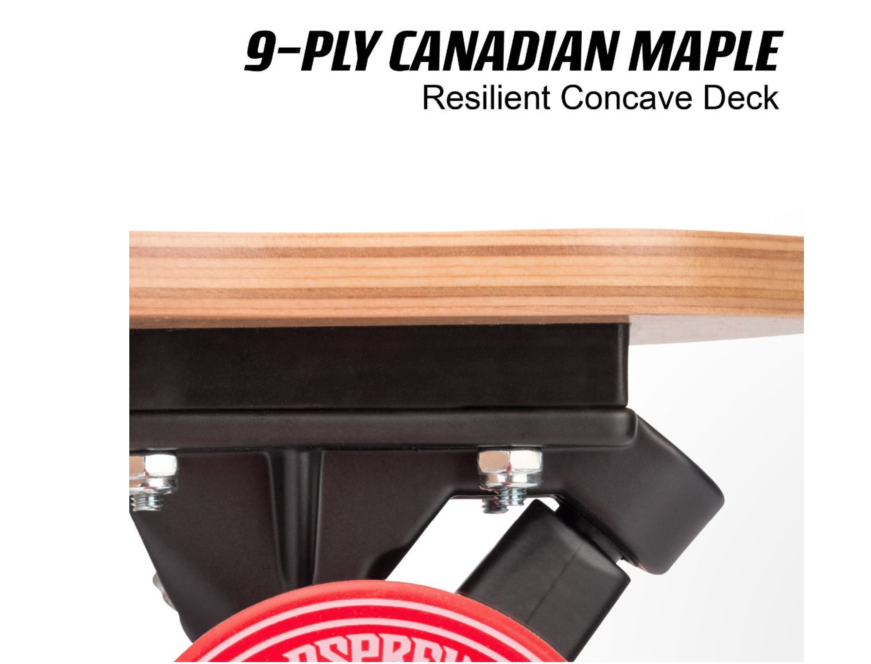 Osprey 41" Twin Tip Longboard Skateboard - Cube