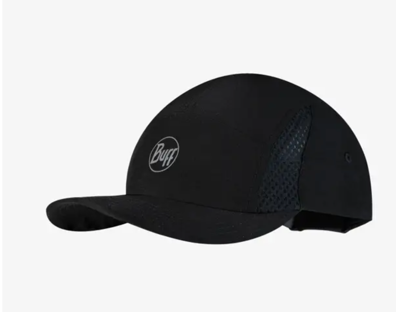 Buff 5 Panel Go Cap Solid Black