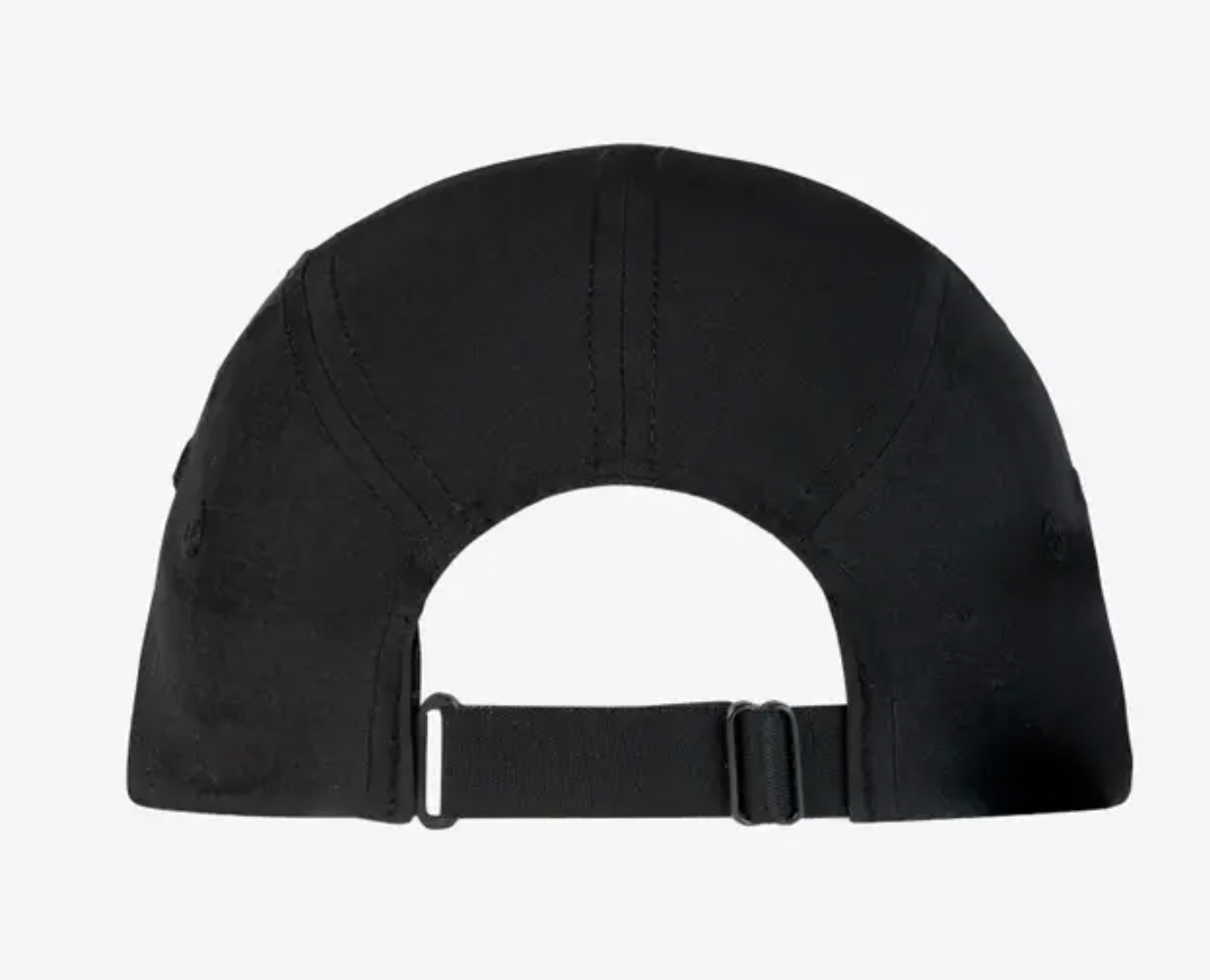 Buff 5 Panel Go Cap Solid Black