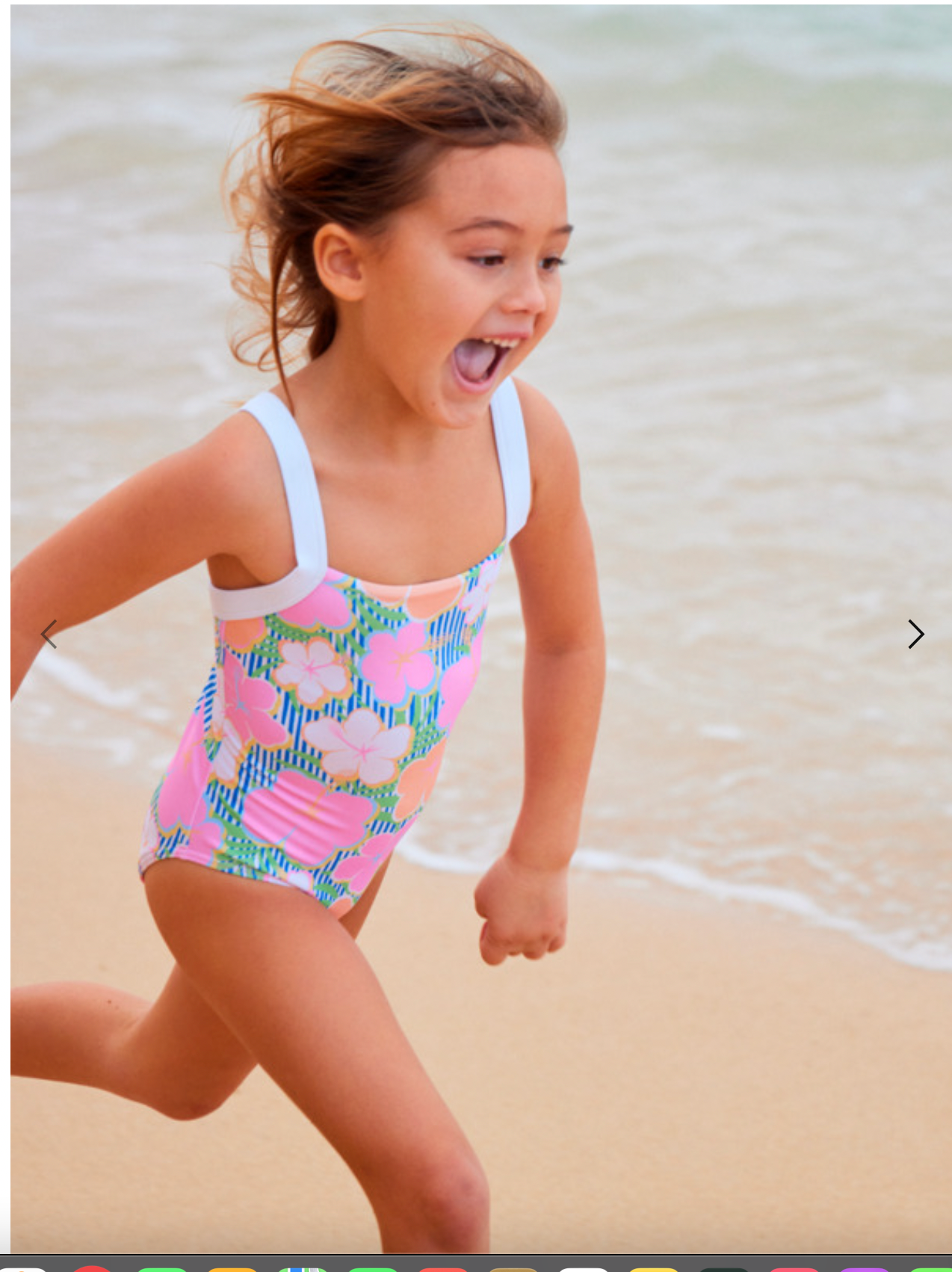 ROXY Tiny Flower - One-Piece Swimsuit for Girls 2-7