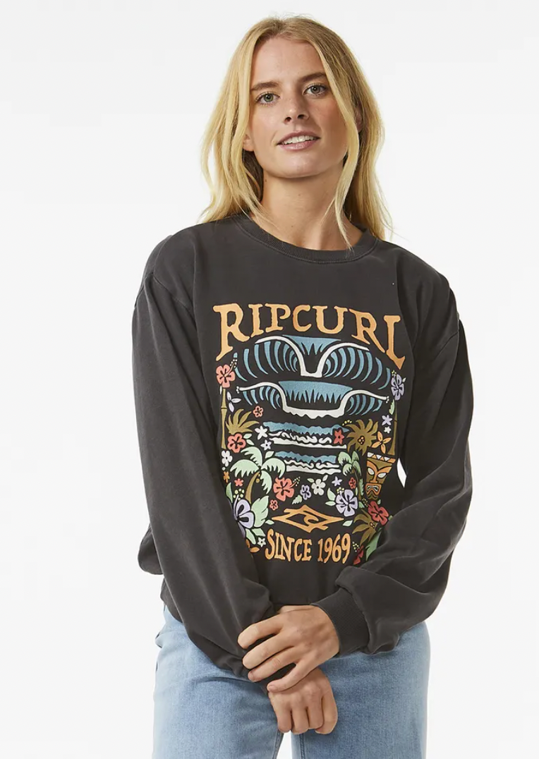 RIPCURL Tiki Tropic Relaxed crew fleece