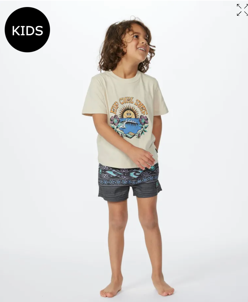 Ripcurl Mystic Waves Art Short Sleeve Tee Boy