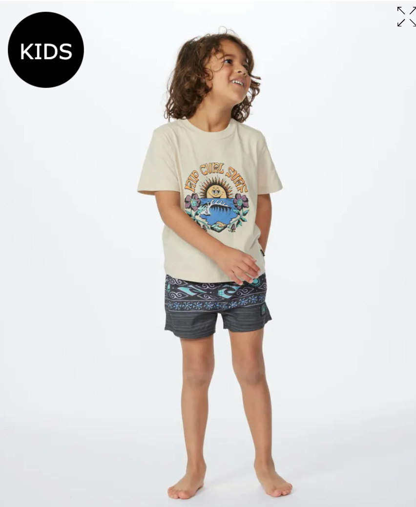 RIPCURL Mystic Waves Art Short Sleeve Tee Boy