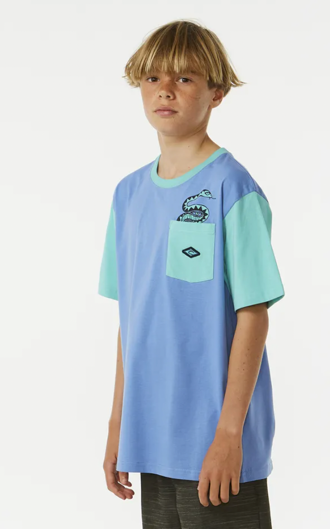 Ripcurl Lost Islands Pocket Short Sleeve Tee Boy