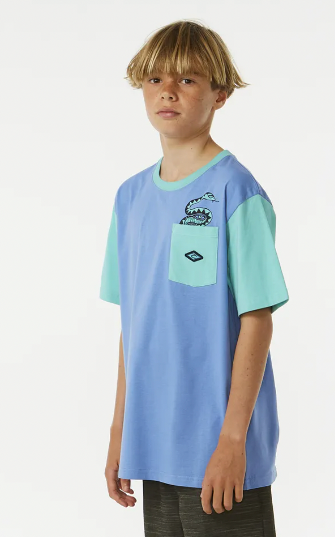 RIPCURL Lost Islands Pocket Short Sleeve Tee boy