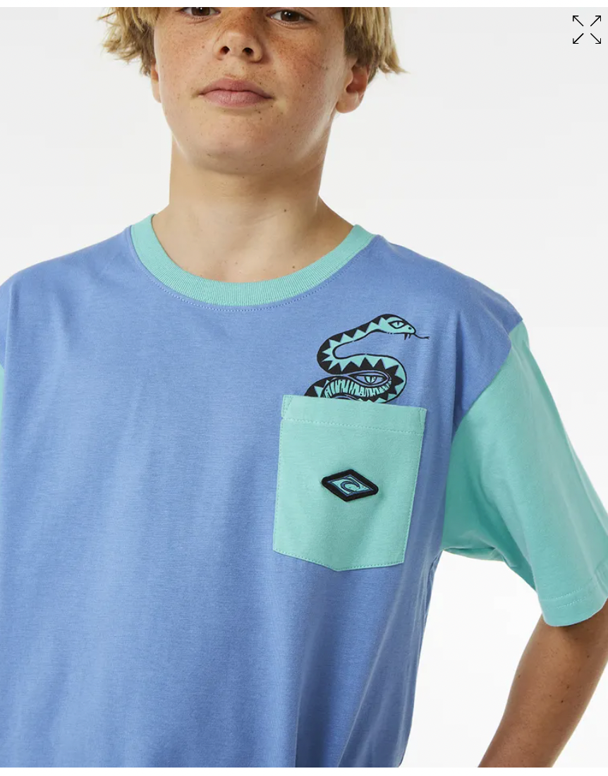 Ripcurl Lost Islands Pocket Short Sleeve Tee Boy
