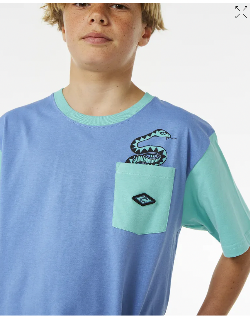 RIPCURL Lost Islands Pocket Short Sleeve Tee boy