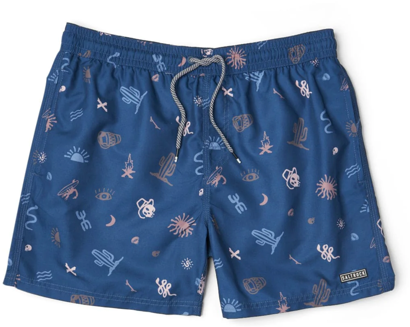 Saltrock Last Stop - Mens Swimshorts - Blue