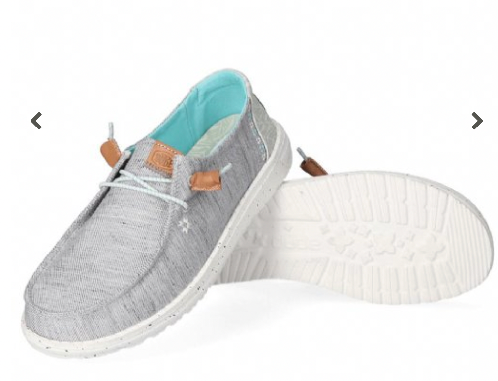 HEYDUDE - WENDY HEATHERED SLUB TROPICAL GREY