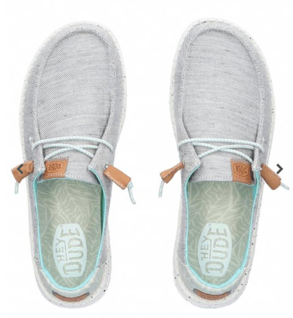 HEYDUDE - WENDY HEATHERED SLUB TROPICAL GREY