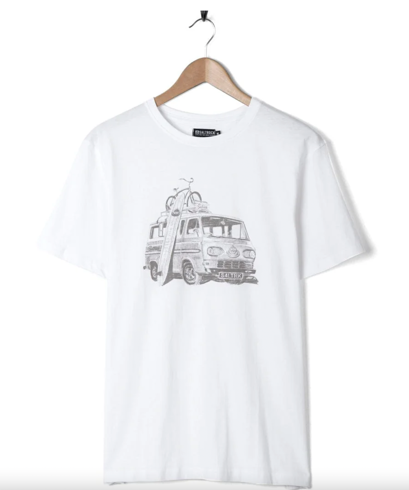 SALTROCK Re-Wild - Mens Short Sleeve T-Shirt - White