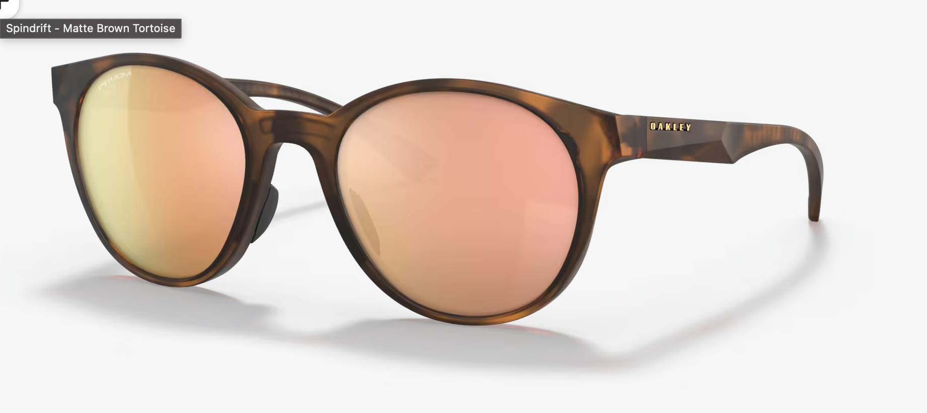 Oakley Prizm Rose Gold Lenses Matte Brown Tortoise Frame