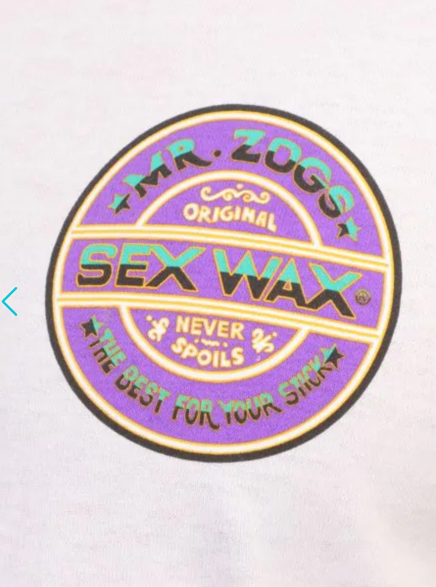 Sexwax Two Tone Tee White===SALE===