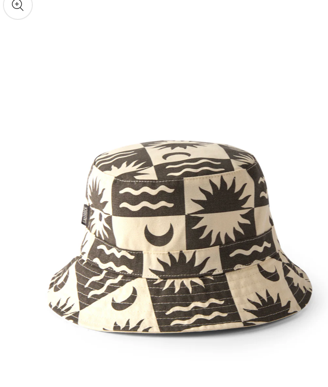 Equinox - Reversible Bucket Hat - Cream/Grey