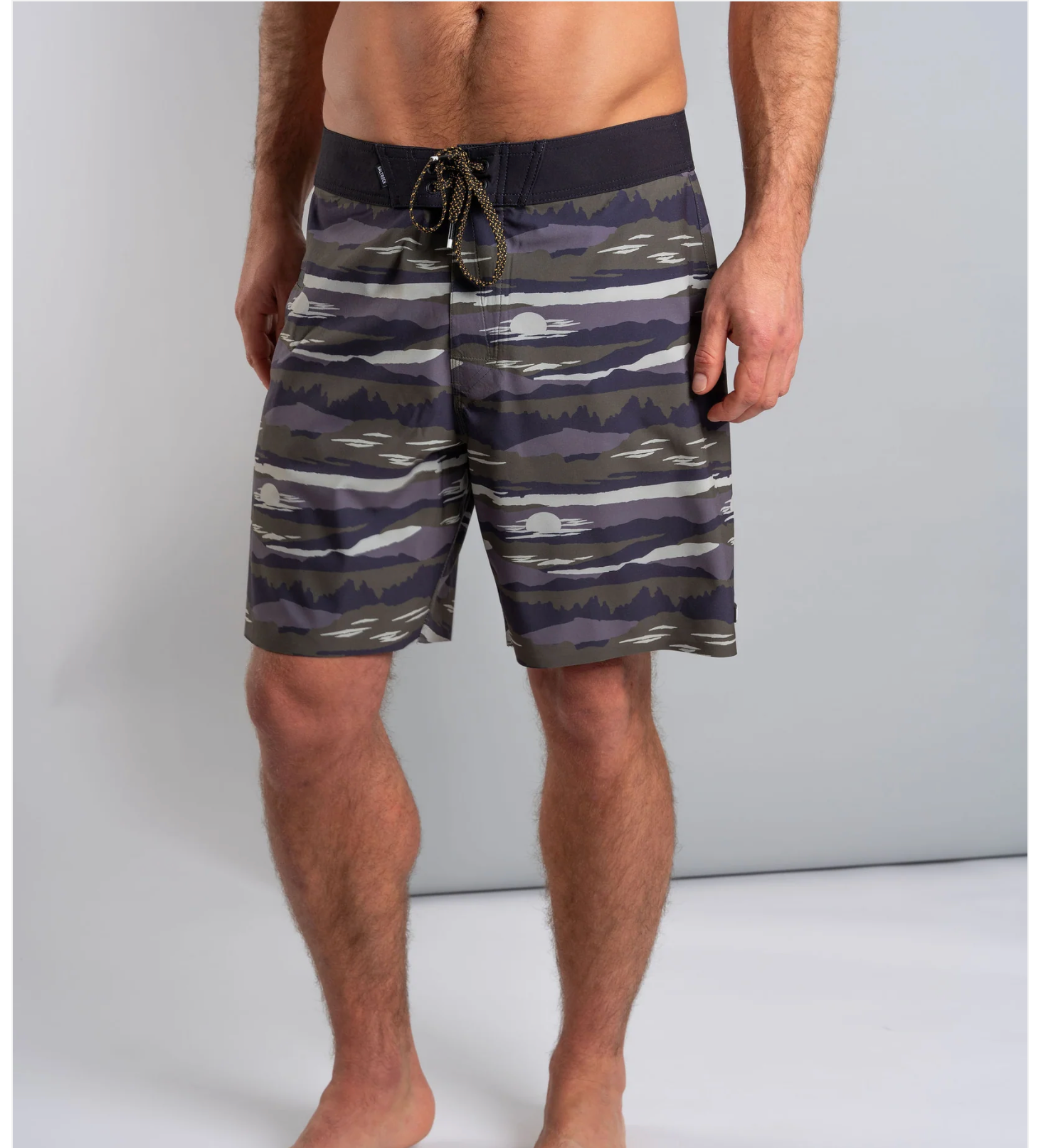 SALTROCK Camo Stripe - Mens Boardshort - Grey