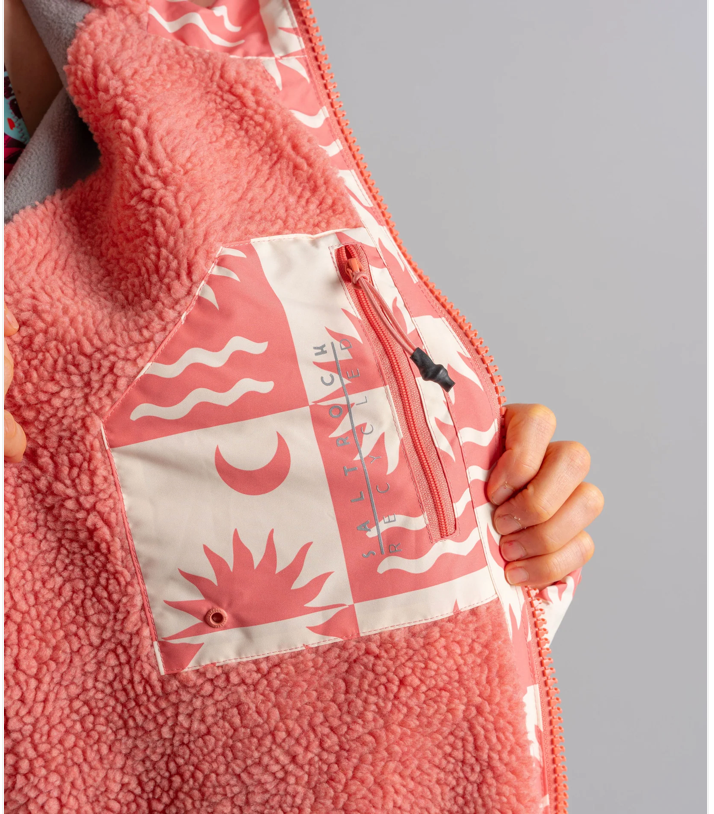 SALTROCK Recycled Changing Robe - Equinox - Coral