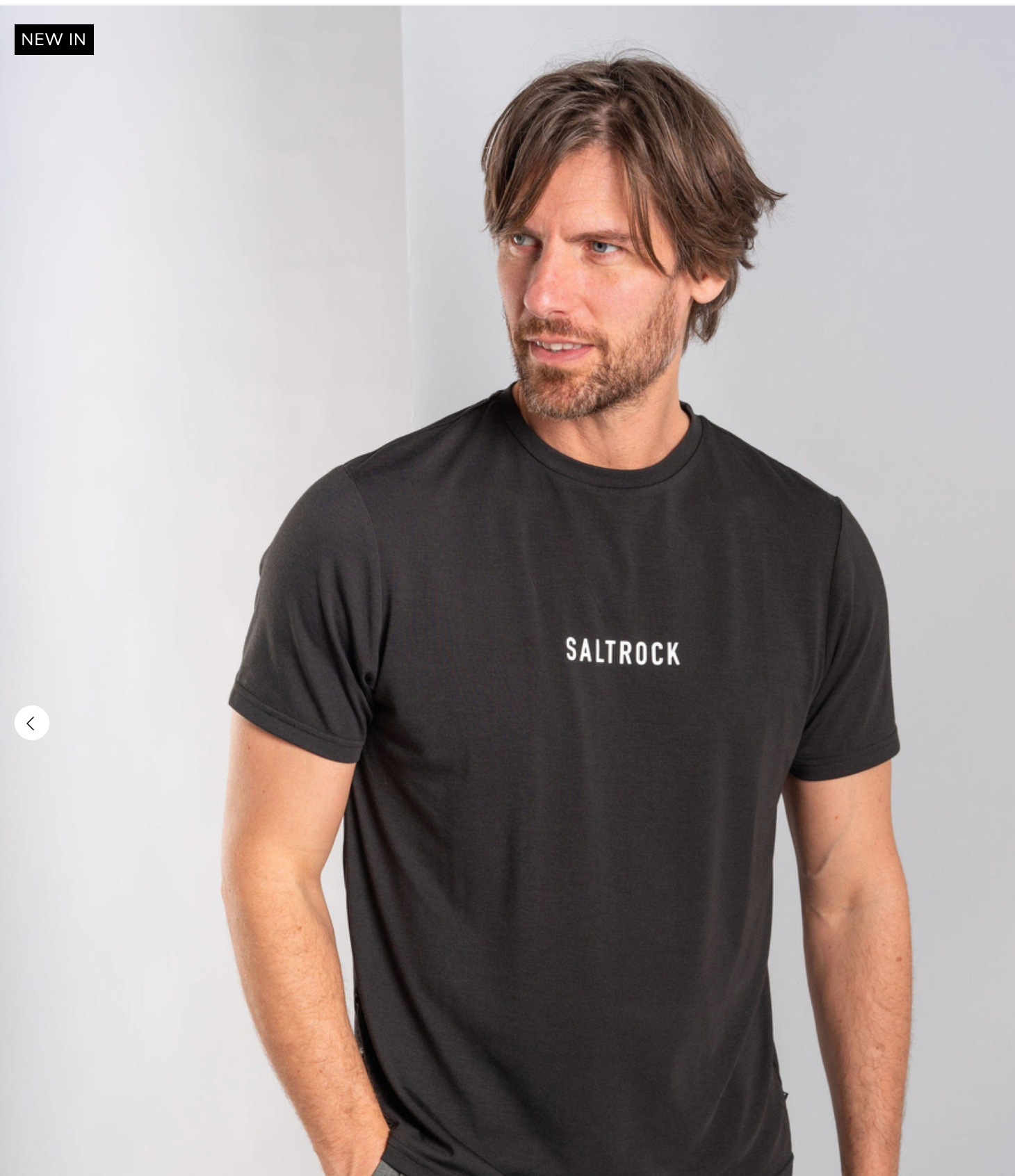SALTROCK Ride - Mens UPF 50+ T-Shirt - Black