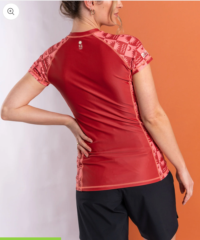 SALTROCK Equinox - Womens Rashvest - Dark Orange