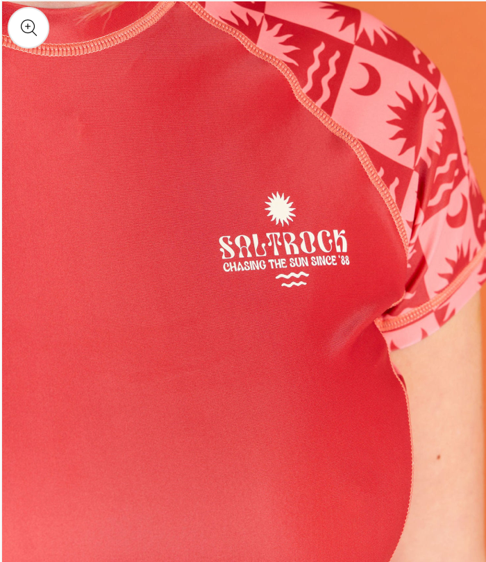 SALTROCK Equinox - Womens Rashvest - Dark Orange