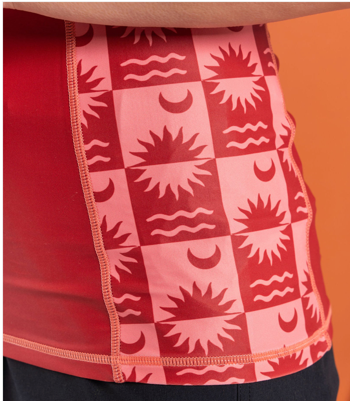 SALTROCK Equinox - Womens Rashvest - Dark Orange