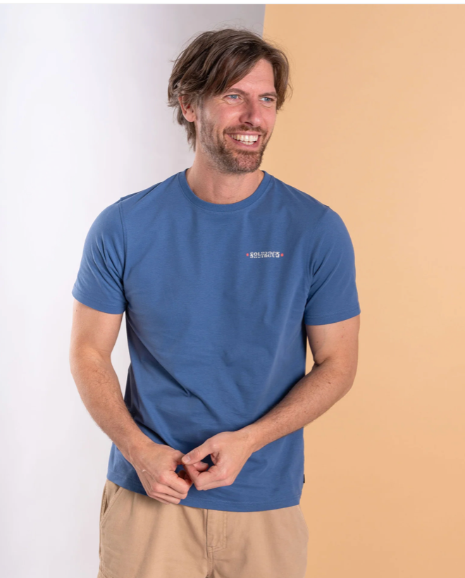 SALTROCK Rebalance - S/S Tee - MID BLUE