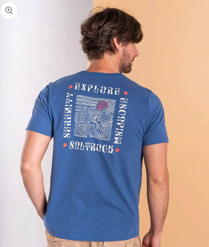 SALTROCK Rebalance - S/S Tee - MID BLUE