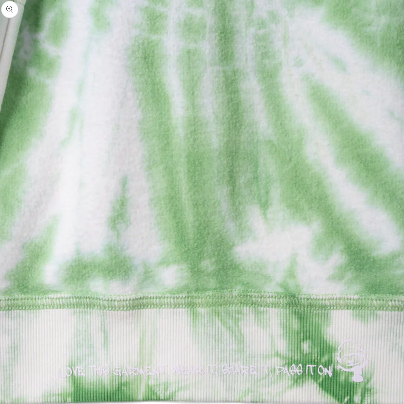 SALTROCK Dawn Ready - Kids Tie Dye Zip Hood - Light Green