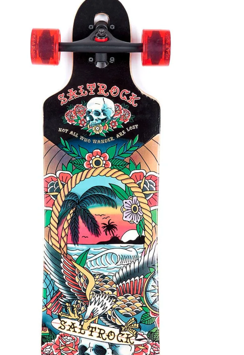 SALTROCK Ink Island - Longboard - Black